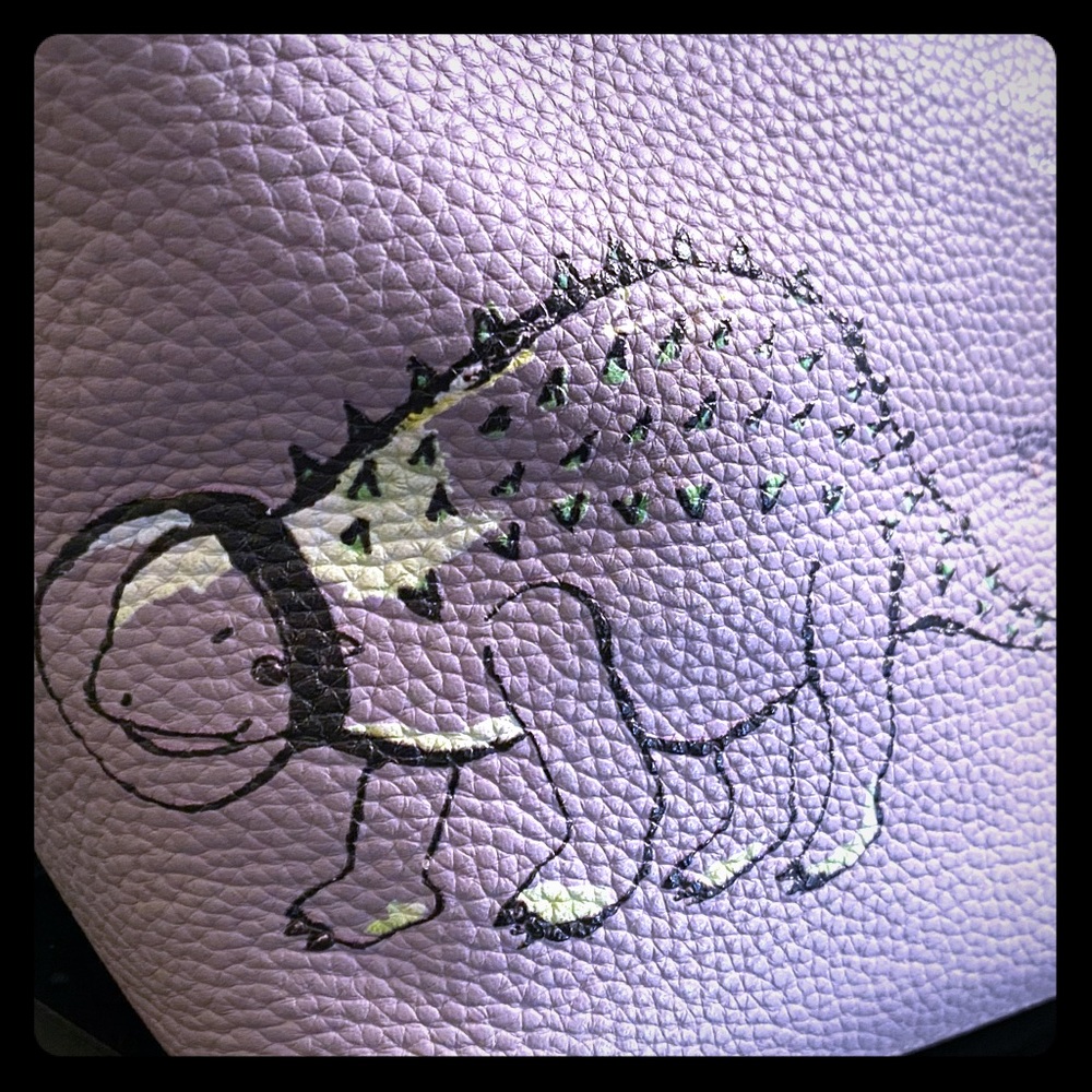 Dinosaur Print Mini Thela Bag lilac